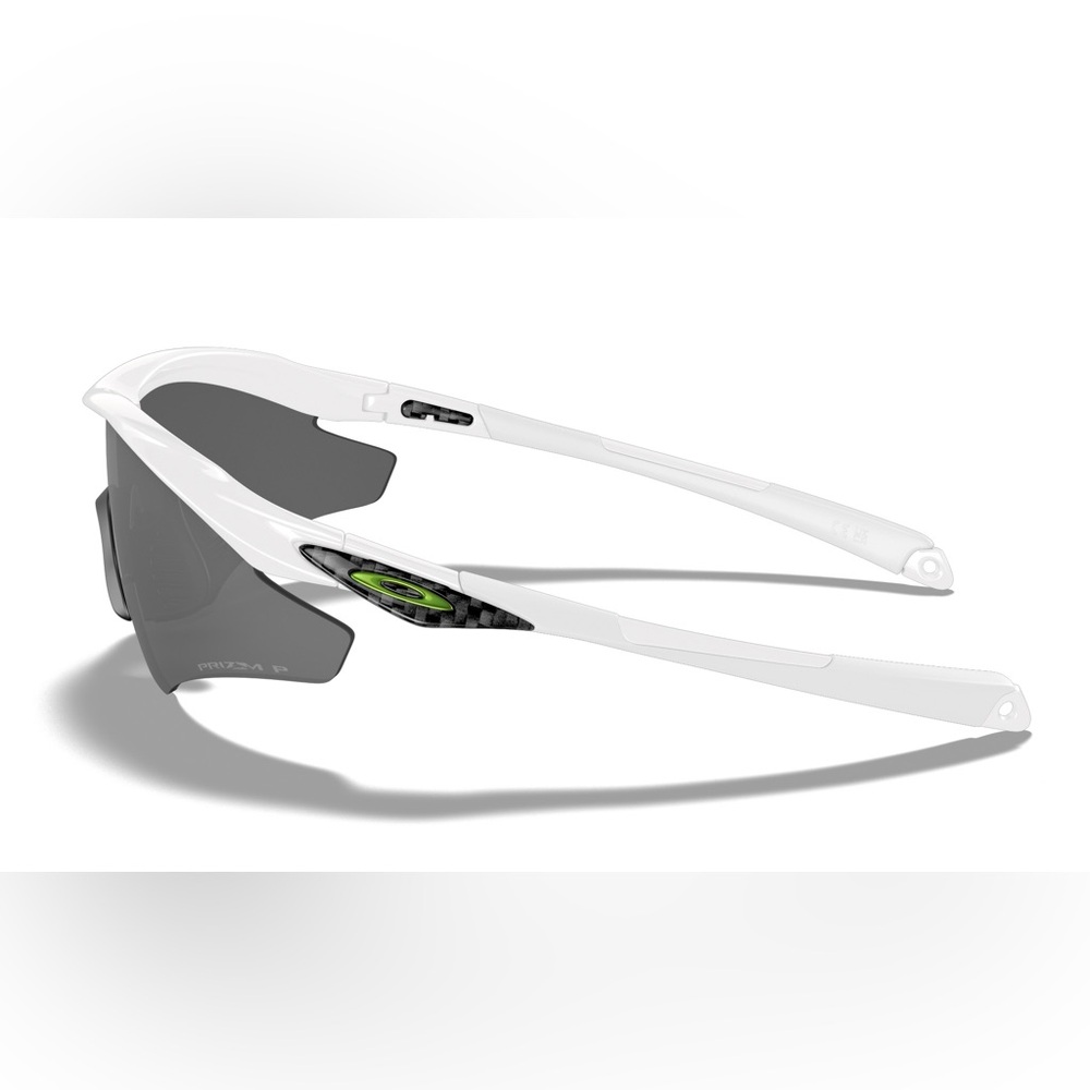 Oakley Custom M2™ Frame Sunglasses (White, Standard, Prizm Black Iridium Lens) - Picture 3 of 10